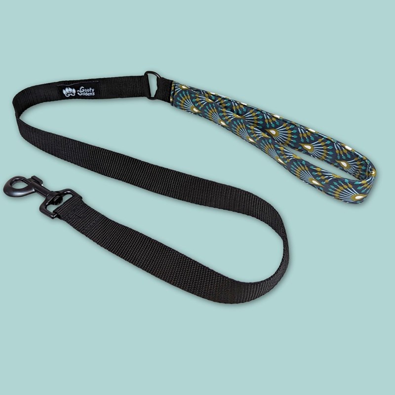 Laisse de ville pour chien paon