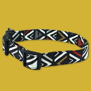 Collier tissu pour chien aztèque - l