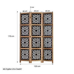 Paravent homestyle4u beige