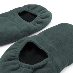 Chaussons chauffants, graines lin, polaire, 41-45, micro-ondes