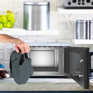 Chaussons chauffants, graines lin, polaire, 41-45, micro-ondes