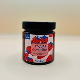 Confiture extra fraise menthe bio