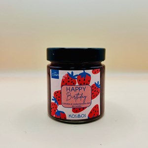 Confiture happy birthday fraise basilic