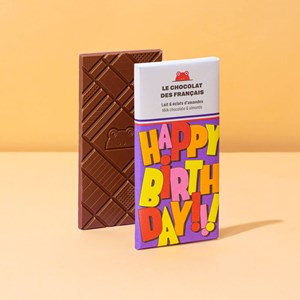 Chocolat au lait & éclats d’amandes