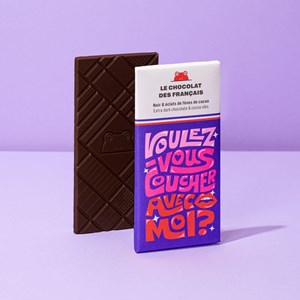 Chocolat noir & éclats de fèves de cacao