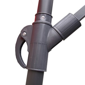 Porticcio parasol déporté diamètre 3m écru