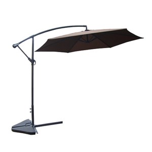 Porticcio parasol déporté diamètre 3m chocolat