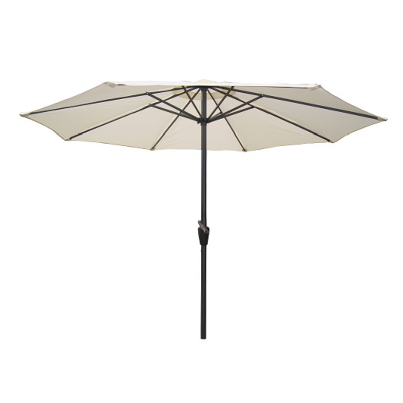 Figari parasol ecru droit rond 2,7 x 2,7 m