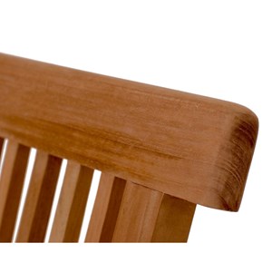 Lubok table de jardin rectangulaire et 6 chaises en teck huilé