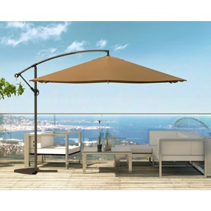 Solenzara solenzara bulle chocolat : parasol led déporté 3x3m