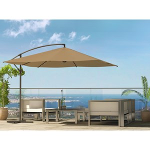 Solenzara solenzara bulle chocolat : parasol led déporté 3x3m
