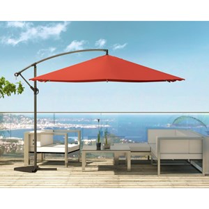 Solenzara solenzara bulle terracotta : parasol led déporté 3x3m