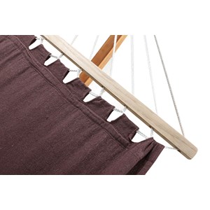 Lagoa hamac avec auvent sur support 3,15 m en bois chocolat