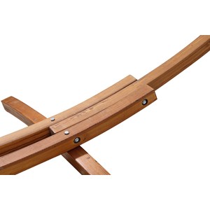 Lagoa hamac avec auvent sur support 3,15 m en bois chocolat