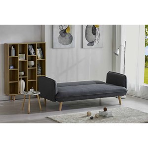 Sotchi canapé convertible 3 places en tissu gris