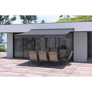 Lozio store banne 4 x 3 m gris