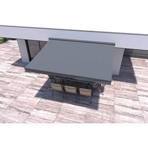 Lozio store banne 4 x 3 m gris