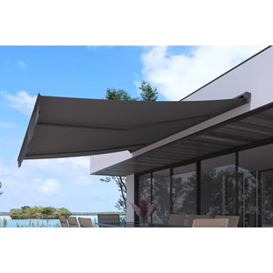 Lozio store banne 4 x 3 m gris