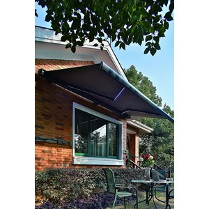 Ceto store banne led motorisé 4 x 3 m gris