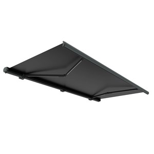 Ceto store banne led motorisé 4 x 3 m gris