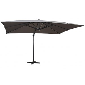 Calvia parasol led 3 x 4 m gris