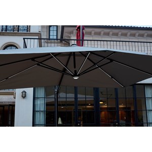 Calvia parasol led 3 x 4 m gris