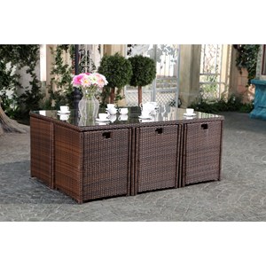 Miami miami 6 marron-blanc + housse de protection