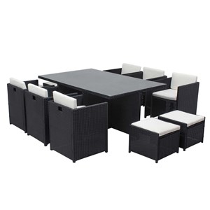 Miami miami 10 noir-blanc + housse de protection