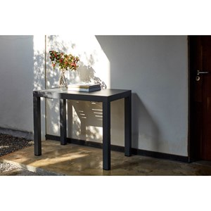 Olhao console extensible et 10 chaises en aluminium