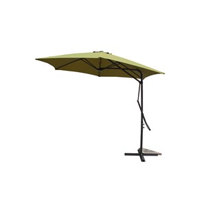 Alcudia parasol vert droit rond 2,94 x 2,94 m