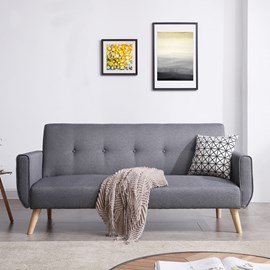 Malmo canapé scandinave convertible 3 places gris