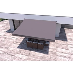 Adro store banne manuel 4 x 3 m taupe