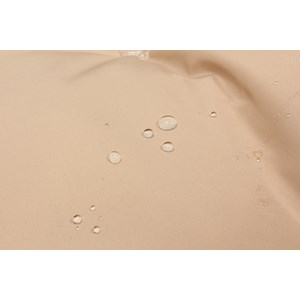 Jane fauteuil œuf sur pied en résine beige effet rotin