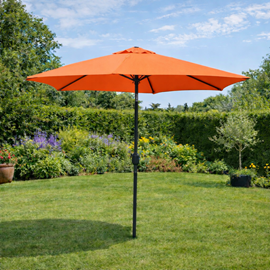 Come parasol terracotta rond 2,5 x 2,5 m