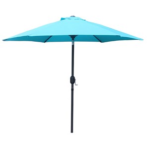 Come parasol bleu rond 2,5 x 2,5 m