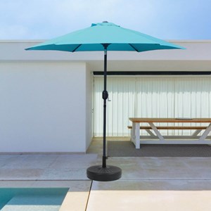 Come parasol bleu rond 2,5 x 2,5 m