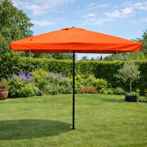 Palerme parasol terracotta carré 2,95 x 2,95 m