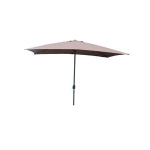 Spezia parasol marron rectangle 2,93 x 1,93 m