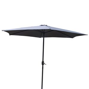Portofino parasol gris rond 2,94 x 2,94 m