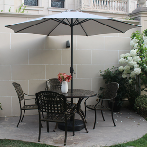 Portofino parasol ecru rond 2,94 x 2,94 m