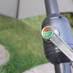 Portofino parasol droit rond diamètre 3 m écru