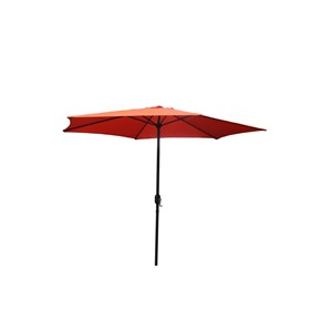 Portofino parasol terracotta rond 2,94 x 2,94 m