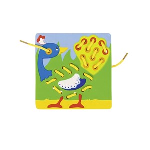 Jeu de lacets en bois