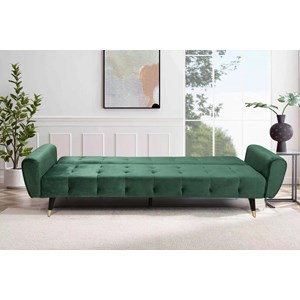 Ontario canapé 3 places velours vert