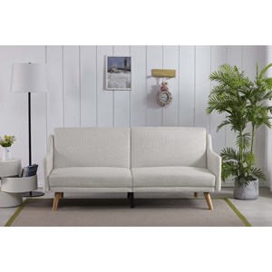Ester - canapé convertible scandinave gris clair
