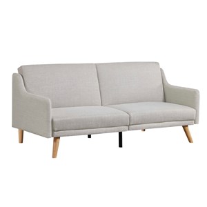 Ester canapé scandinave convertible 3 places en tissu gris clair