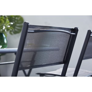 Mahon table de jardin et 4 chaises