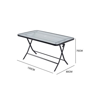 Mahon table de jardin et 4 chaises