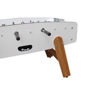 Bresil - babyfoot blanc avec barres télescopiques
