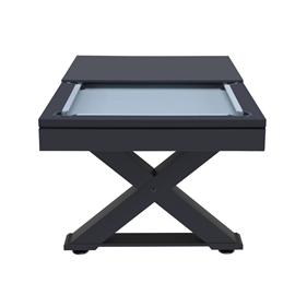 Texas table multi-jeux, ping-pong et billard en bois noir